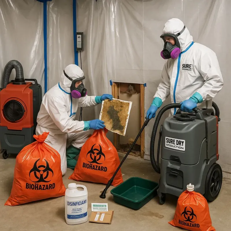 Contaminated Water Handling Protocols process in Dumas, TX